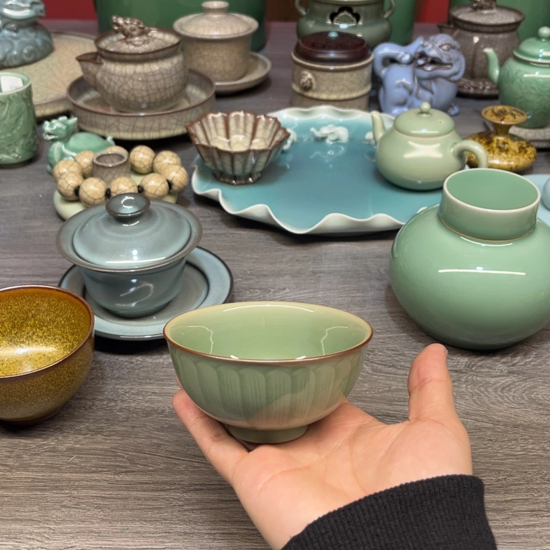 陈爱明 莲语  茶碗