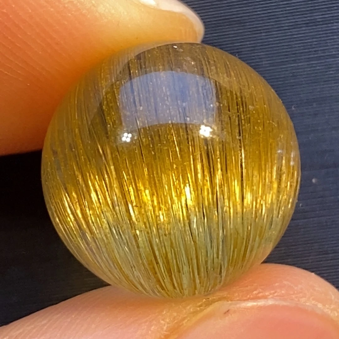 水晶颈饰未镶嵌金发晶 单珠散珠