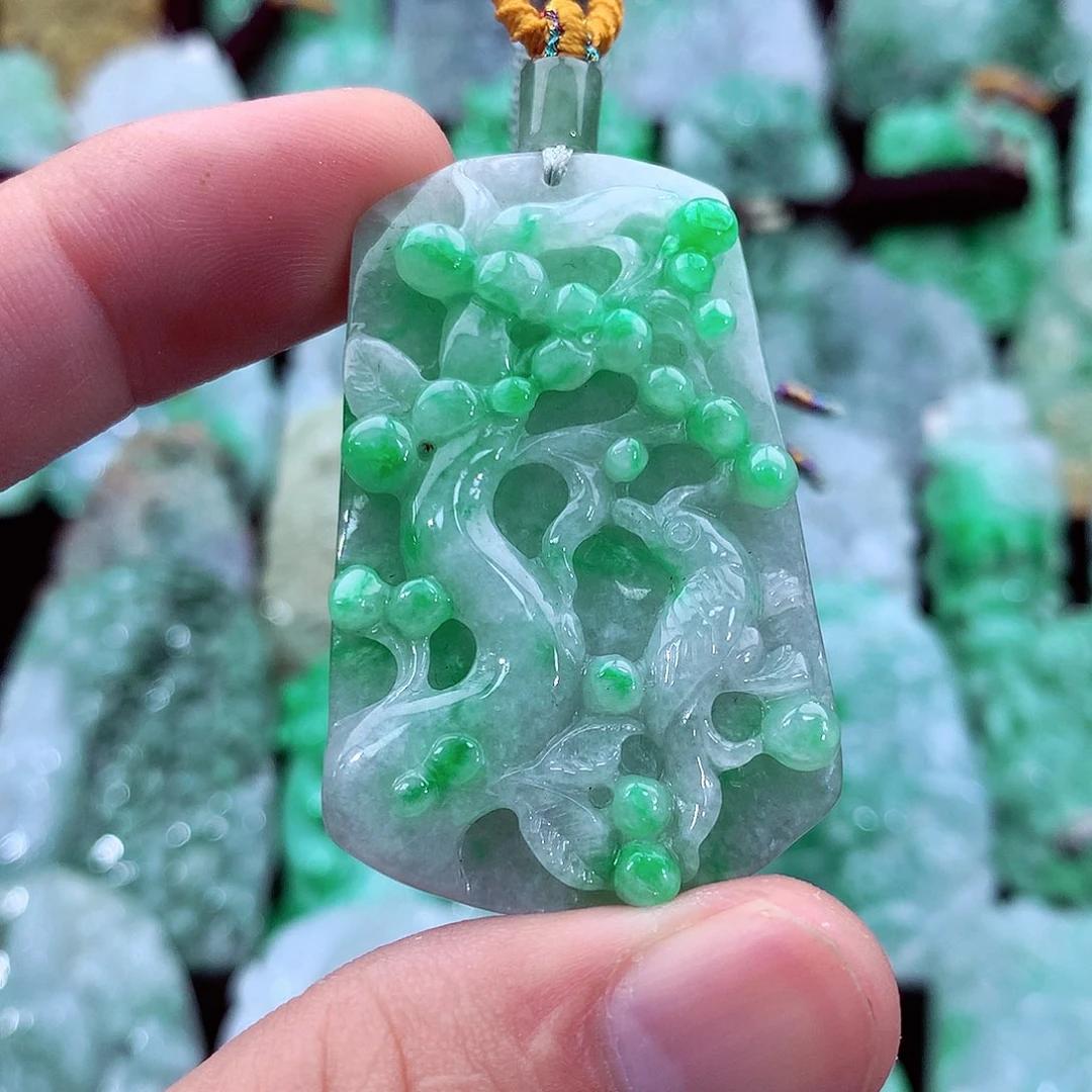 同***友翡翠未镶嵌吊坠(不含链)