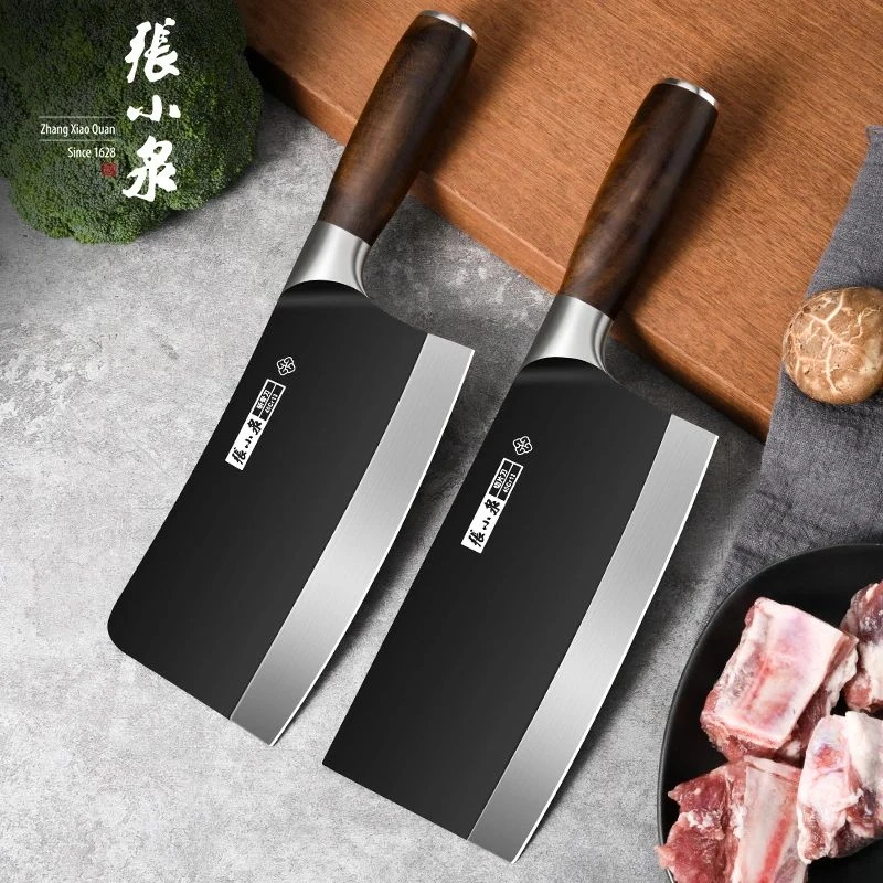 张小泉菜刀家用官方正品切菜切肉刀厨师专用砍骨刀不锈钢厨房刀具