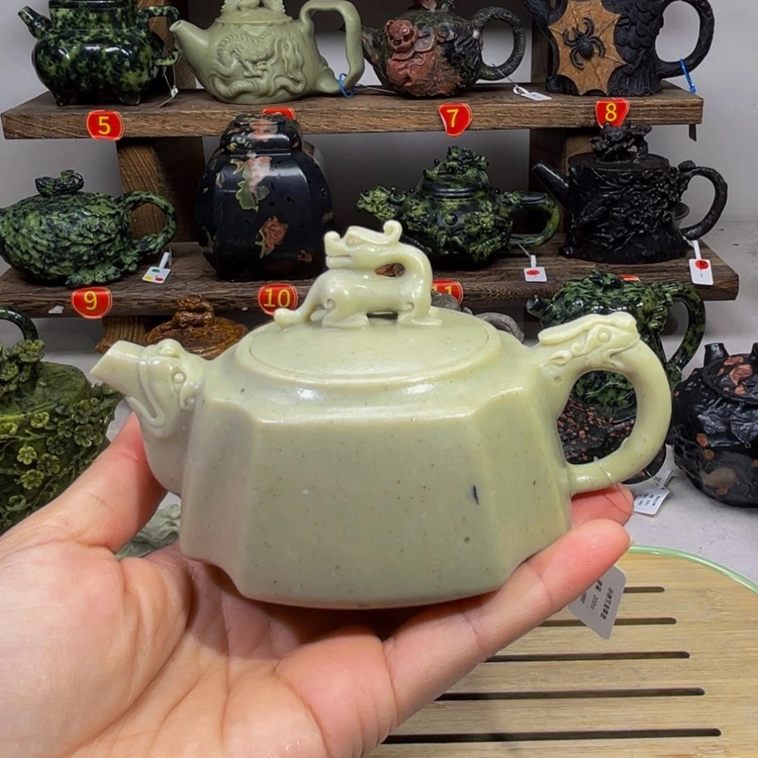 石材冰碛玉龙尊壶200cc