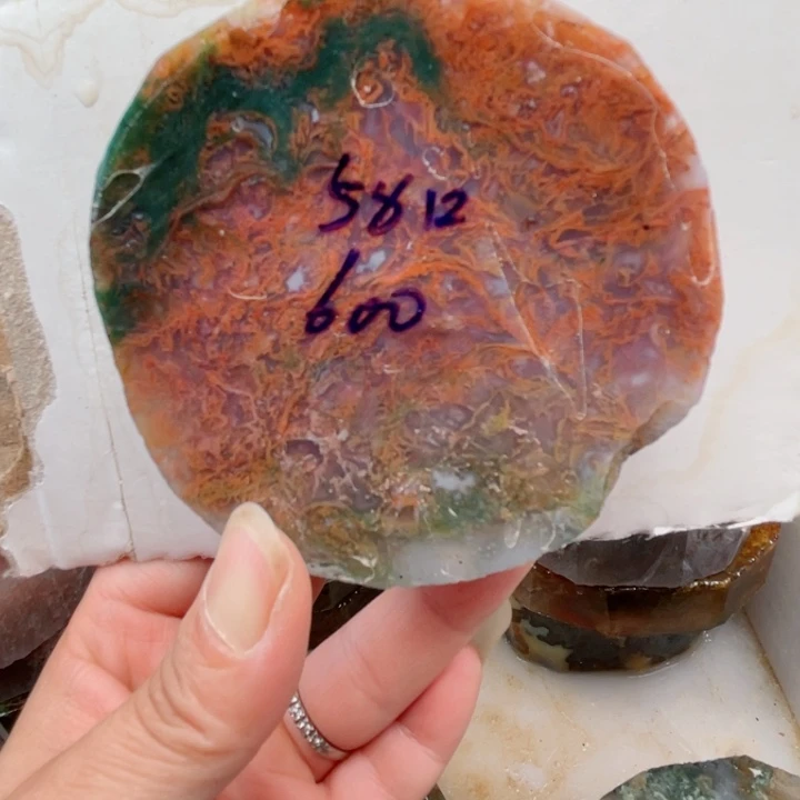 定制玛瑙用****4定制水草玛瑙公主扣