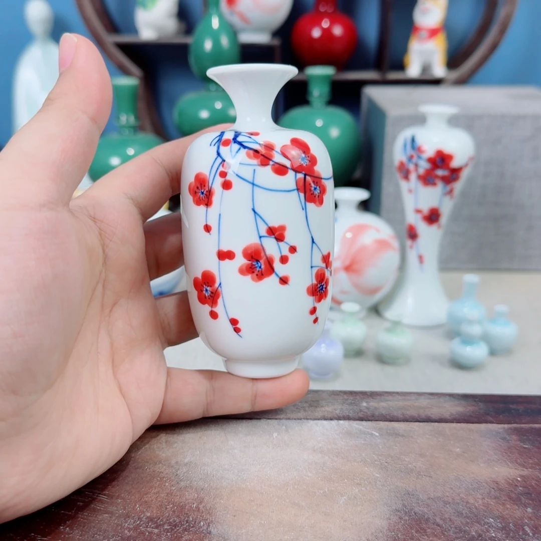 陶瓷手工小花器摆件