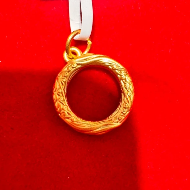 【奇奇专享】足金999 平安扣 GP 0.87（添金纳福）