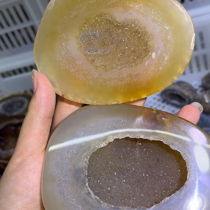 未镶嵌发饰水晶黄晶软盆