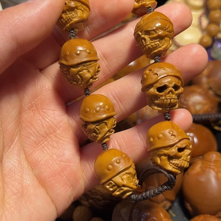 橄榄核手串/手链骷髅军团