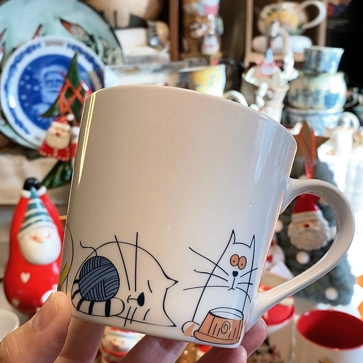 搪瓷大号马克杯有磕碰