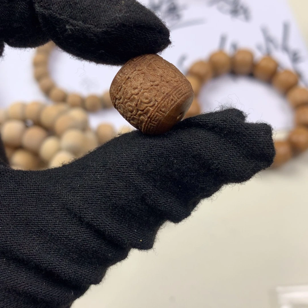 檀香木其他老山檀香大鼓珠配件