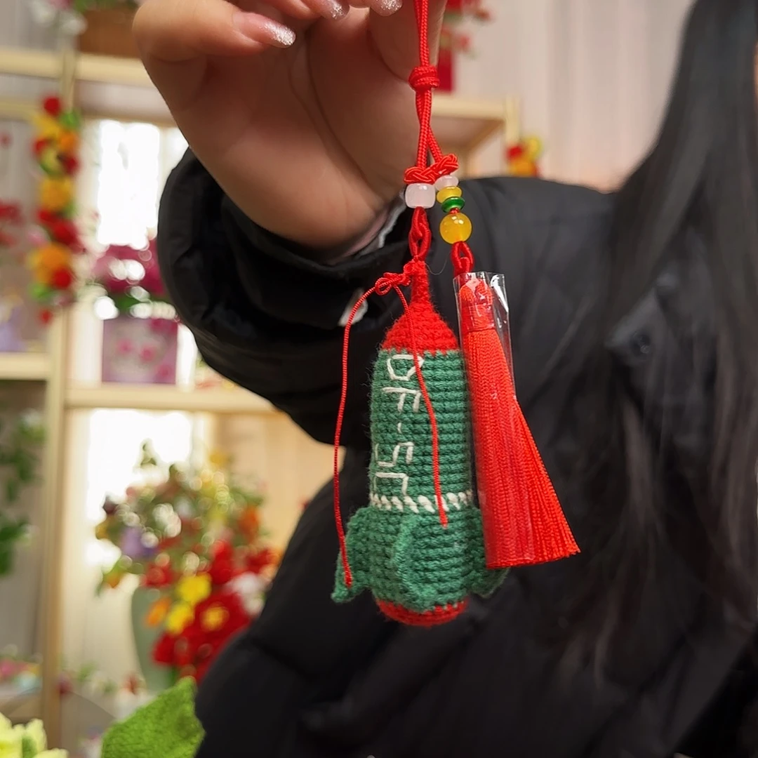 手工钩织设计挂件