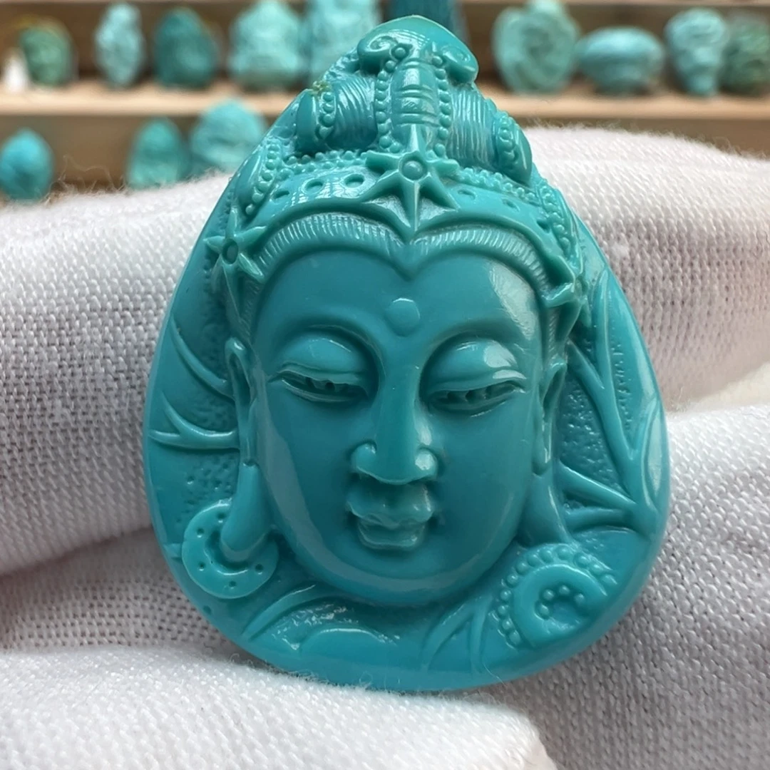 绿松石未镶嵌配饰22.4*29.2