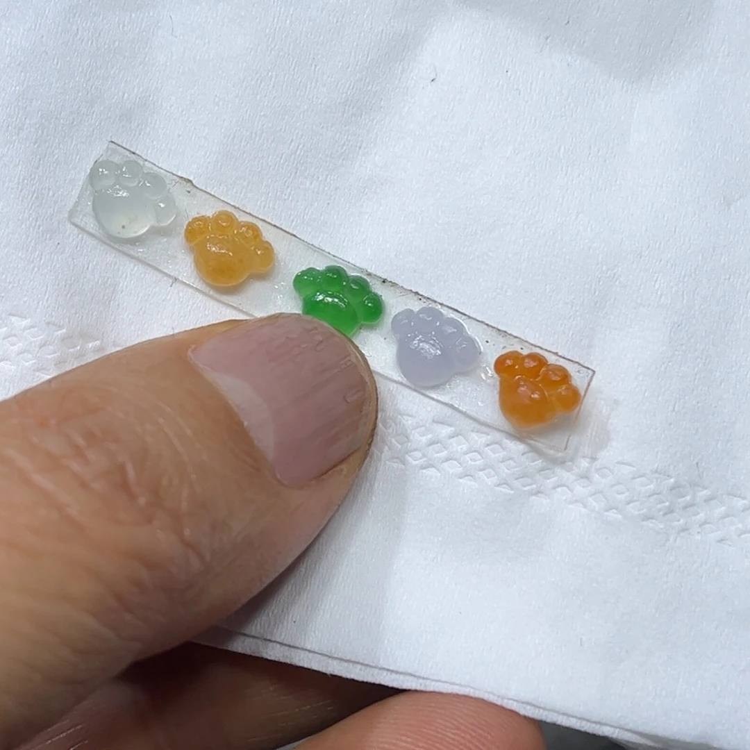 定制翡翠未镶嵌猫爪