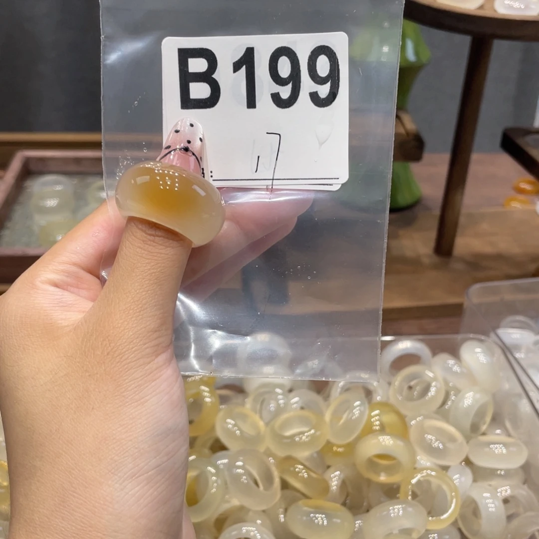 玛瑙/玉髓未镶嵌戒指199