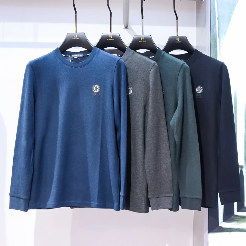 男士秋冬高弹长袖卫衣8001