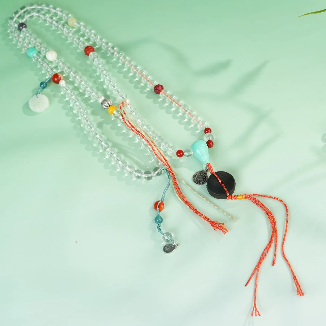 925银手链 108念珠LZM031002