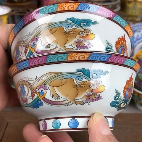 景德镇陶瓷藏式茶碗