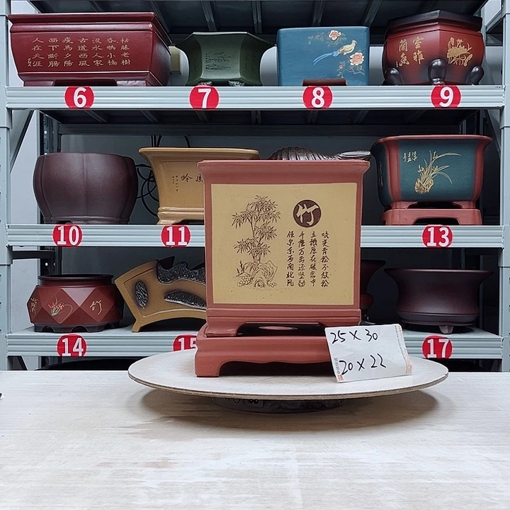 紫砂花盆紫砂花盆