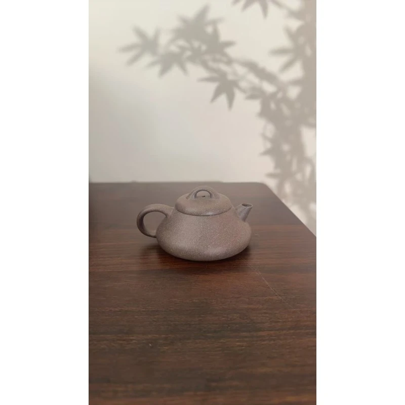 《紫玉金砂纳瓢》-150cc -紫砂壶-zjp