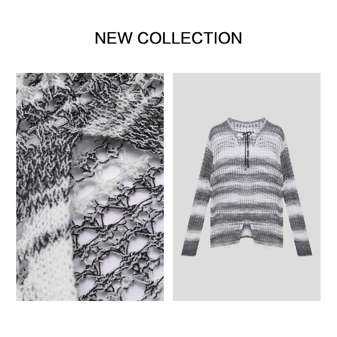 【粉丝专属】X5F36006B 简约风女士百搭线衣-6006