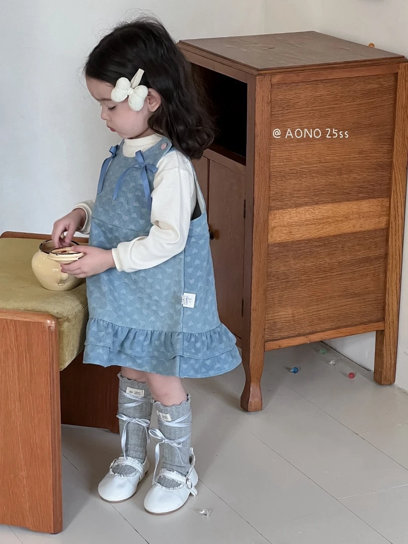 25年AO春款蝴蝶结牛仔裙子无质量问题（no退no换）