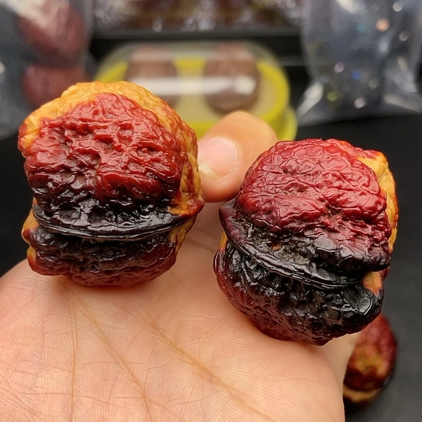 【闪购商品】把件文玩核桃40尺蝴蝶蟾