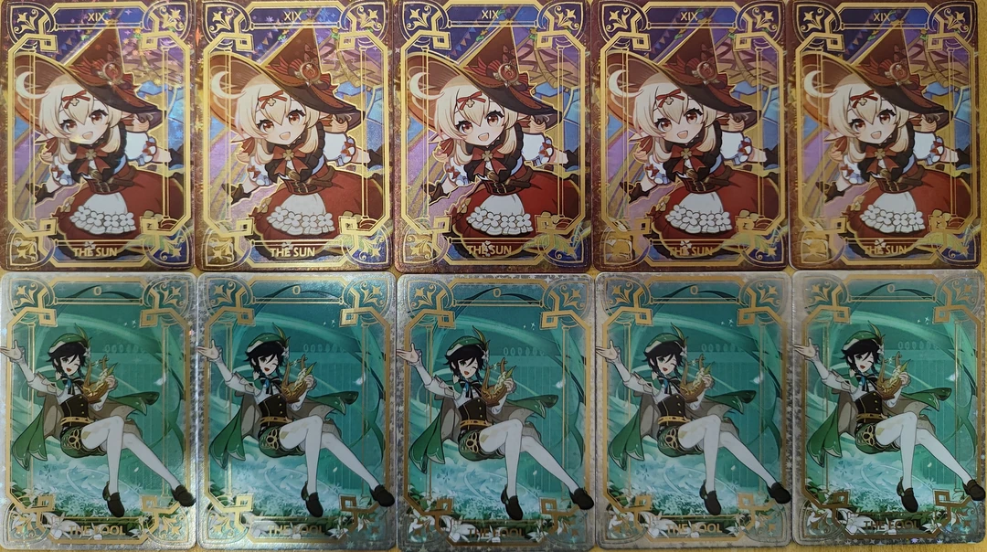 【拆卡】温迪登阶可莉嘣嘣 国卡二创 收藏卡牌盲盒 纳塔 代拆