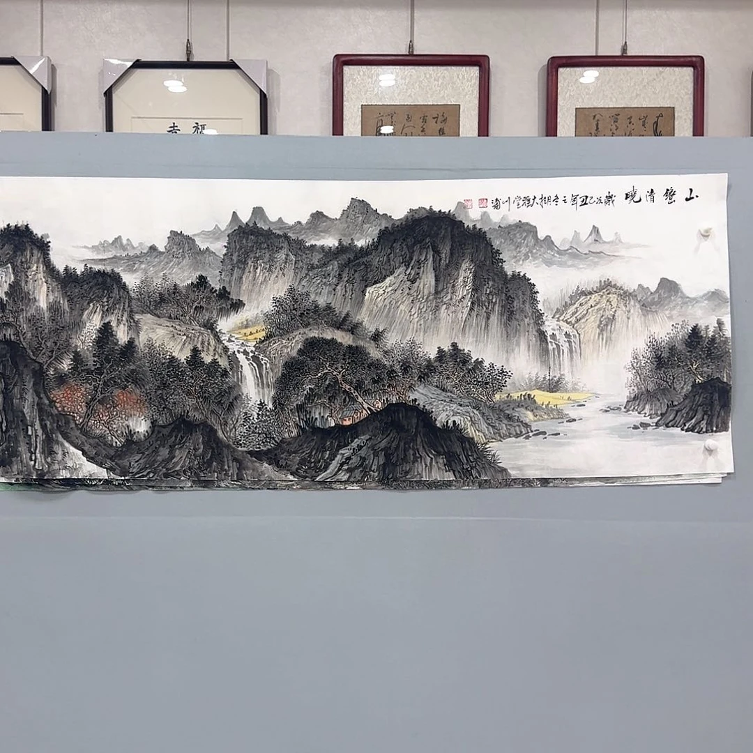 国画国画作品多次入选