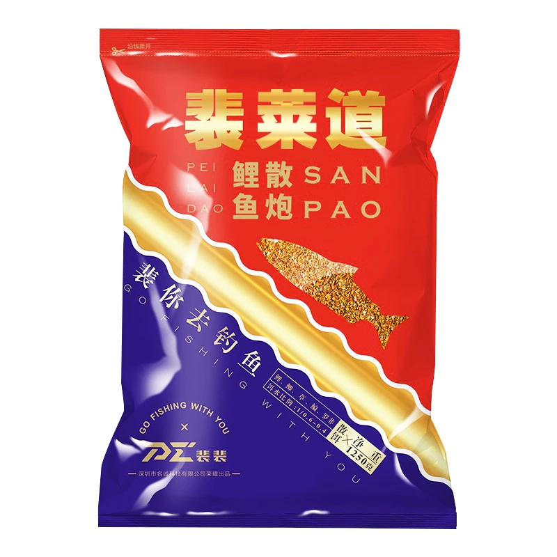 裴莱道爱钓鱼个体店裴莱道鲤鱼散炮黑坑饵料垂钓野钓诱鱼钓鱼/1包