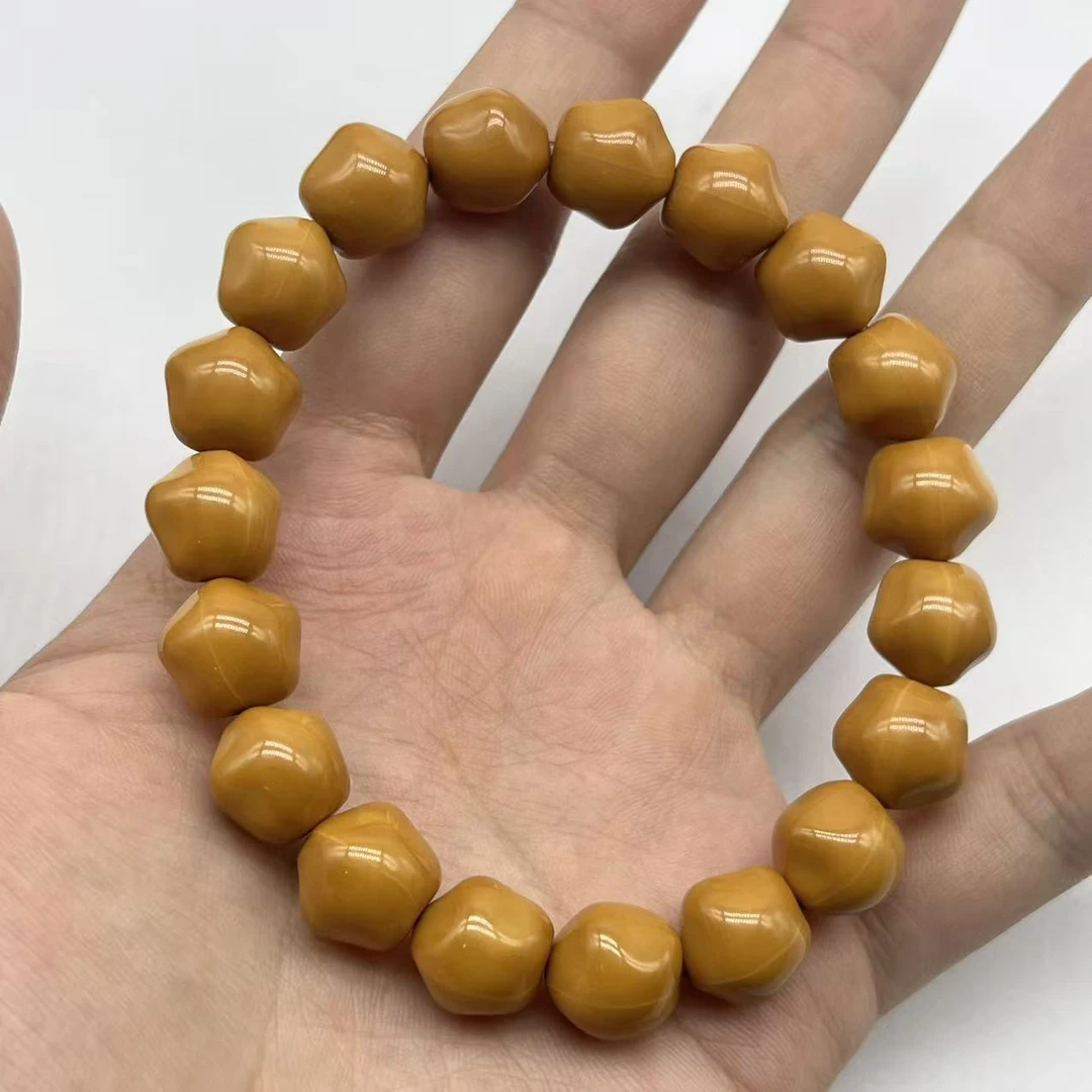 A2 猴头核桃雕星星形状款卡13单圈手串 A625（配A2礼盒套装）