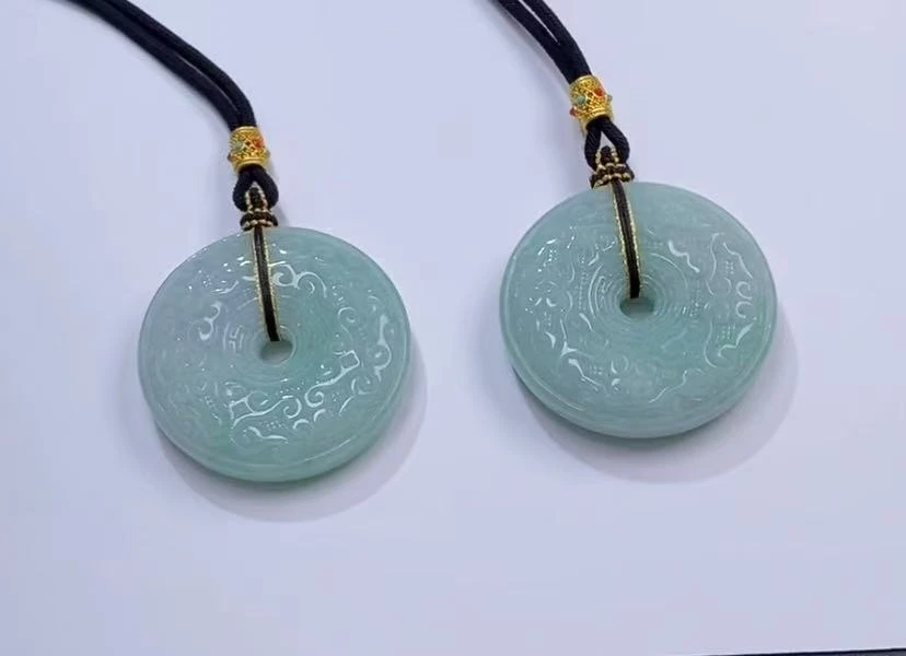 356611/天然缅甸翡翠A货平安扣挂件   多样性一件发