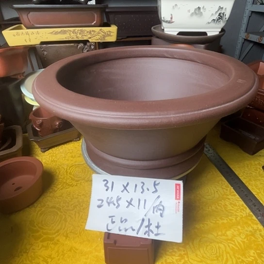 紫砂花瓶紫砂花盆