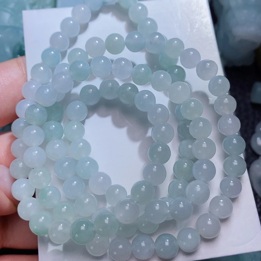 未镶嵌定制翡翠毛货付款后确认抛光