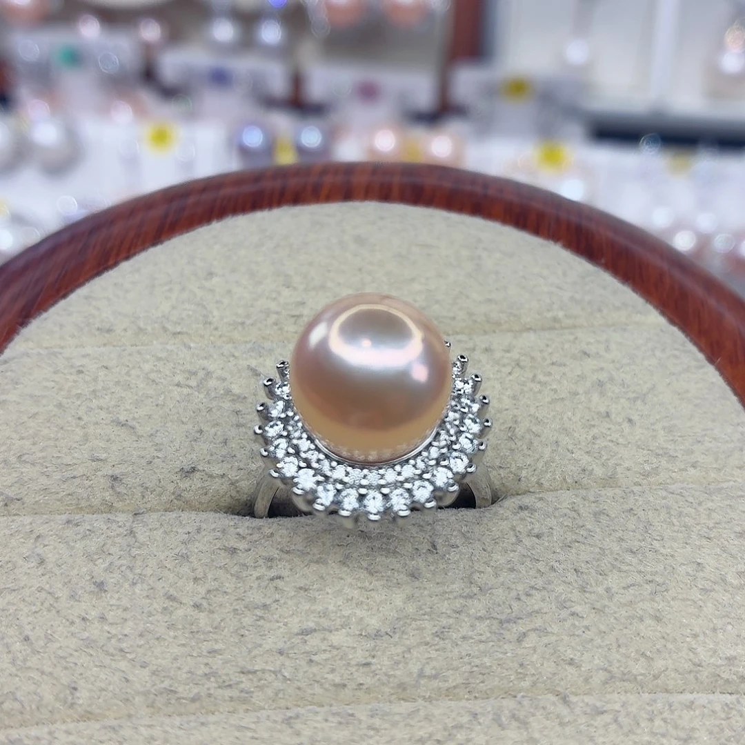 戒指淡水珍珠合金
