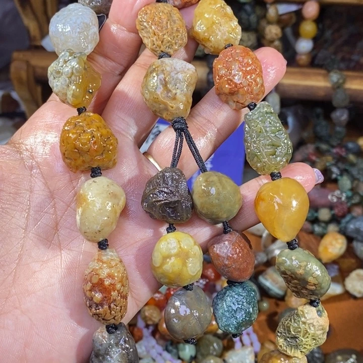 玛瑙/玉髓珠宝半成品未镶嵌糖***房