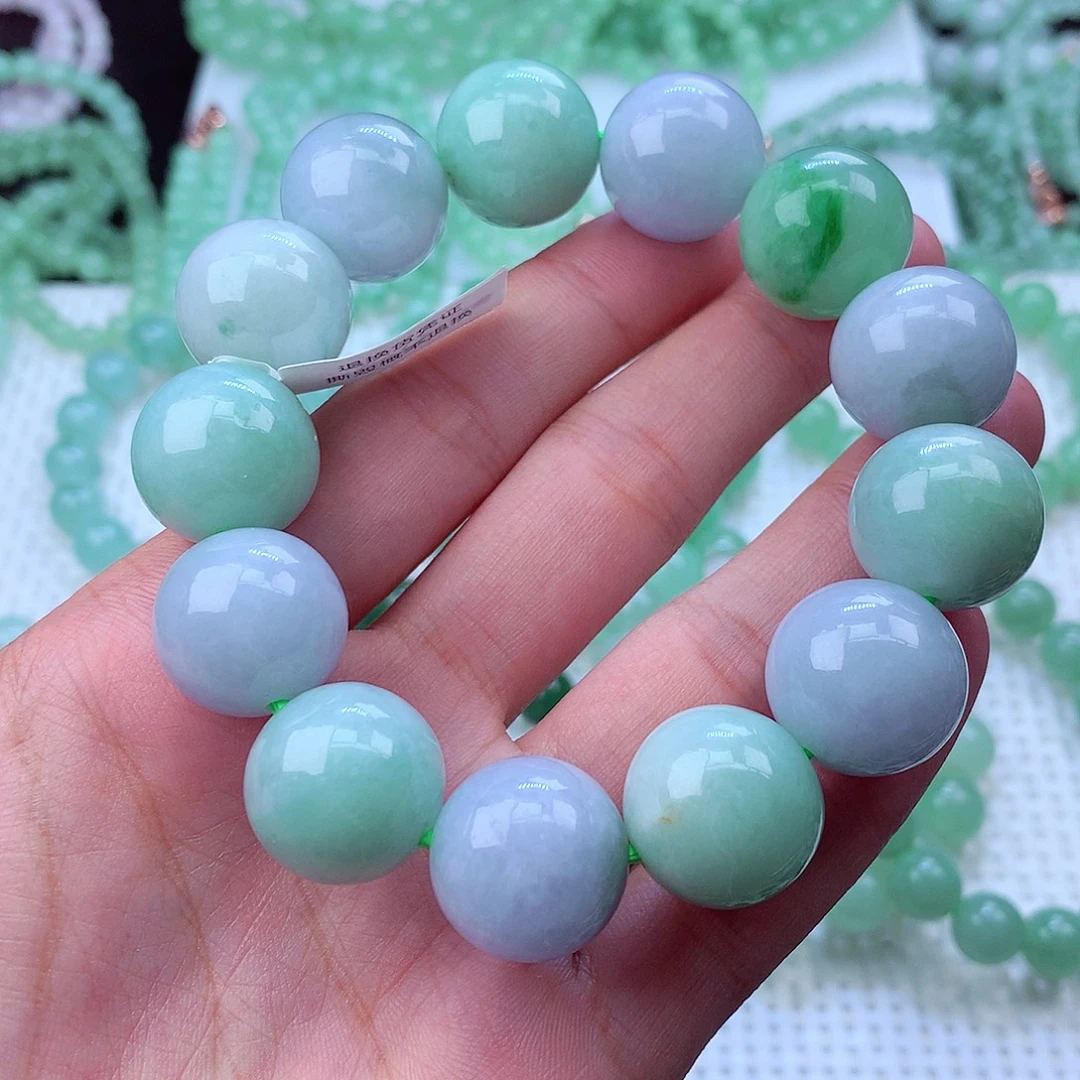 翡翠未镶嵌毛衣链