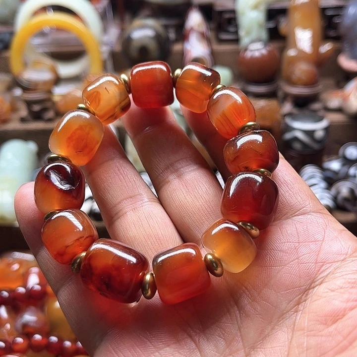 玛瑙/玉髓车挂未镶嵌