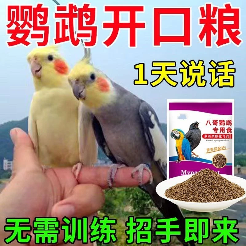 【2天说话】鹦鹉说话食粮玄凤虎皮牡丹鸟饲料补钙促说话专用鸟食