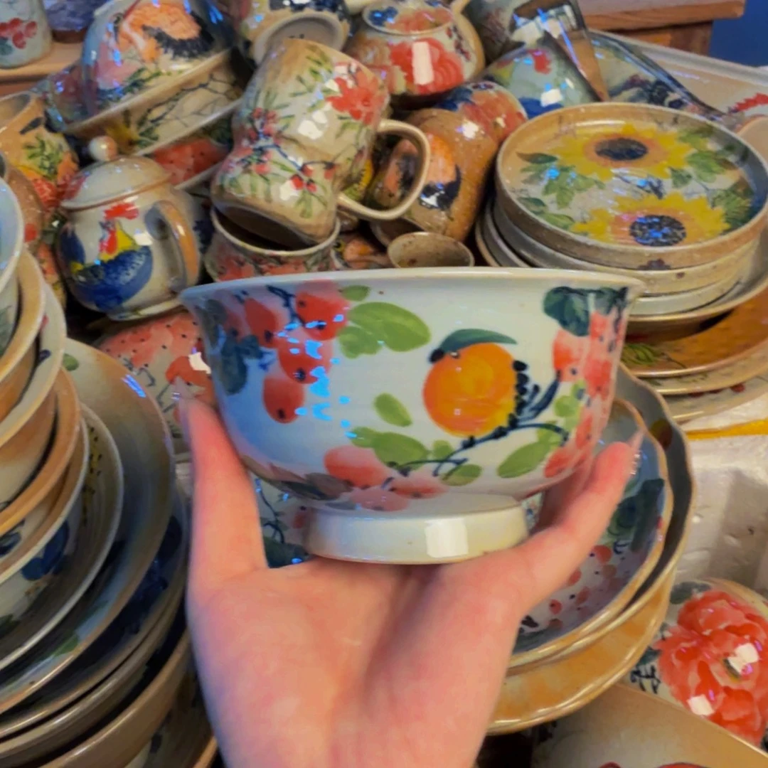 瓷片景德镇陶瓷手工手绘