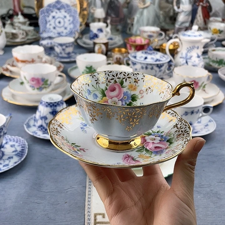 中古欧瓷瓷器小房子