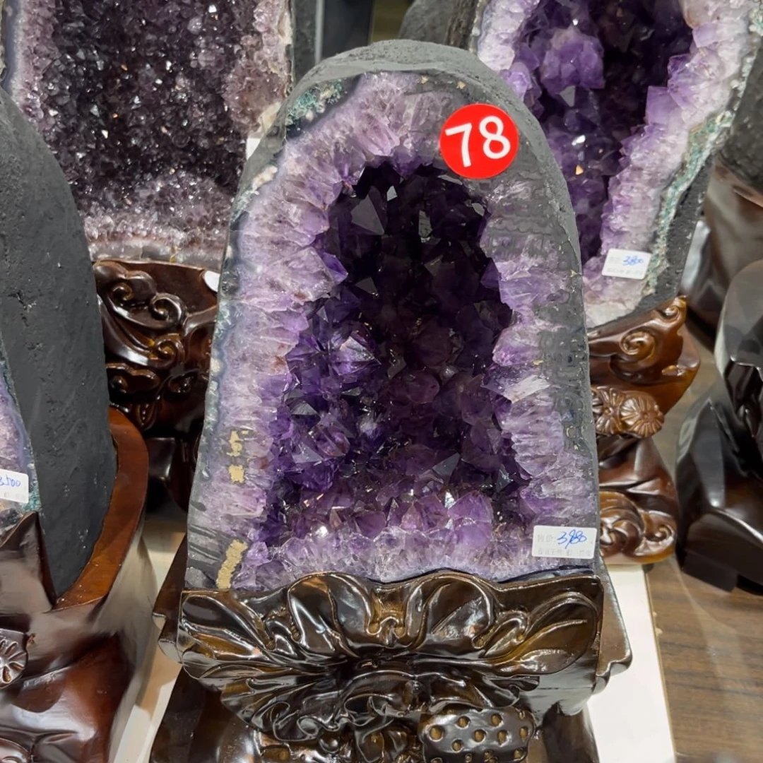 未镶嵌摆件紫晶紫晶