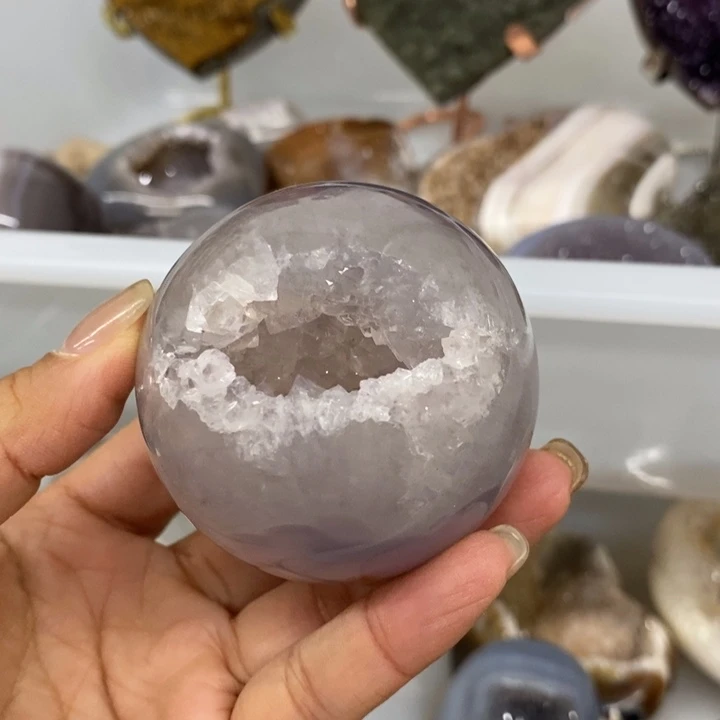 紫晶珠宝半成品未镶嵌