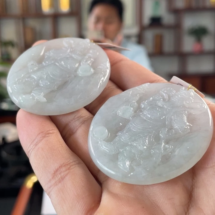 翡翠未镶嵌挂件翡翠首饰