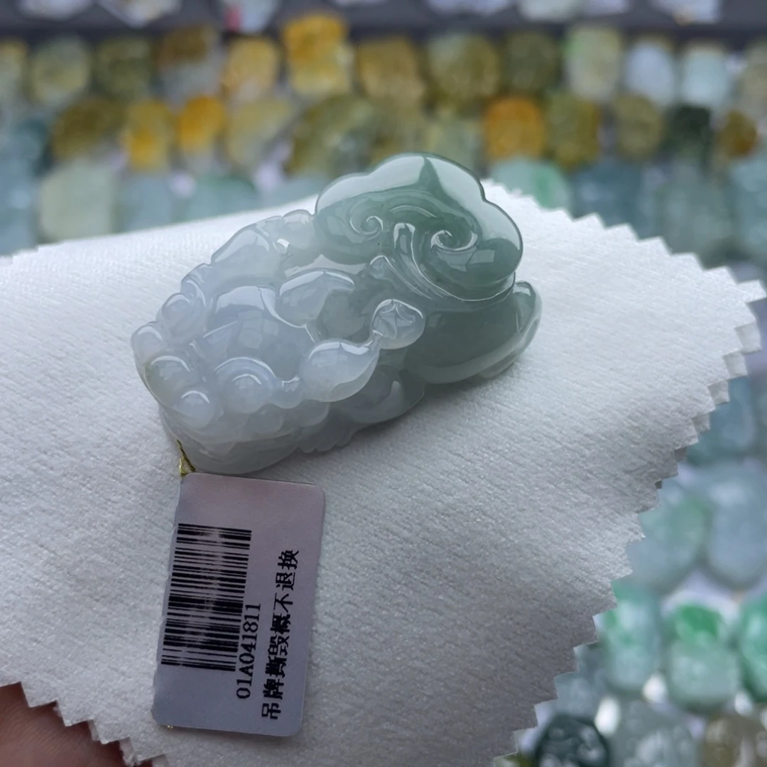 翡翠未镶嵌颈饰貔貅13