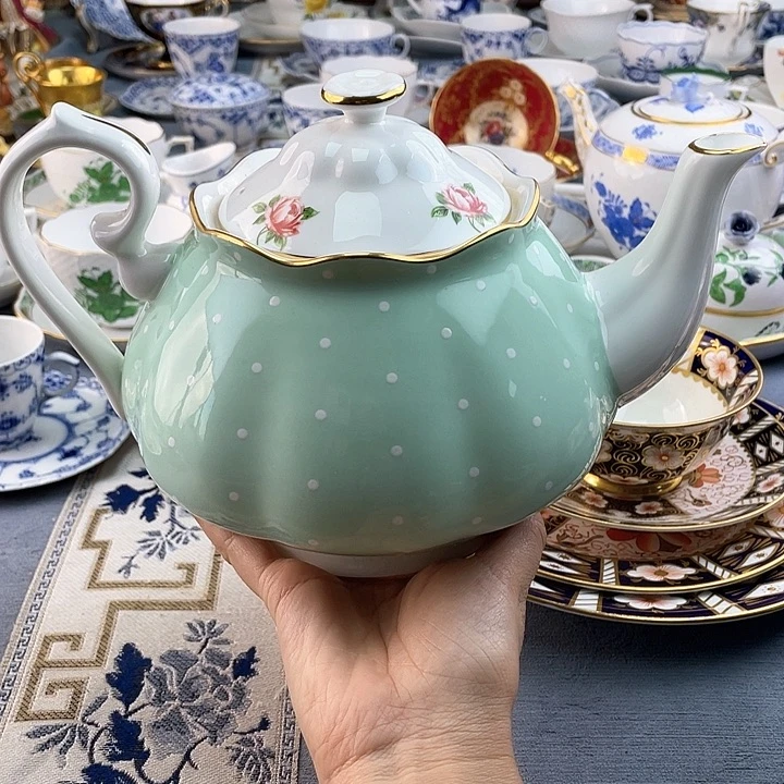 中古欧瓷瓷器小房子
