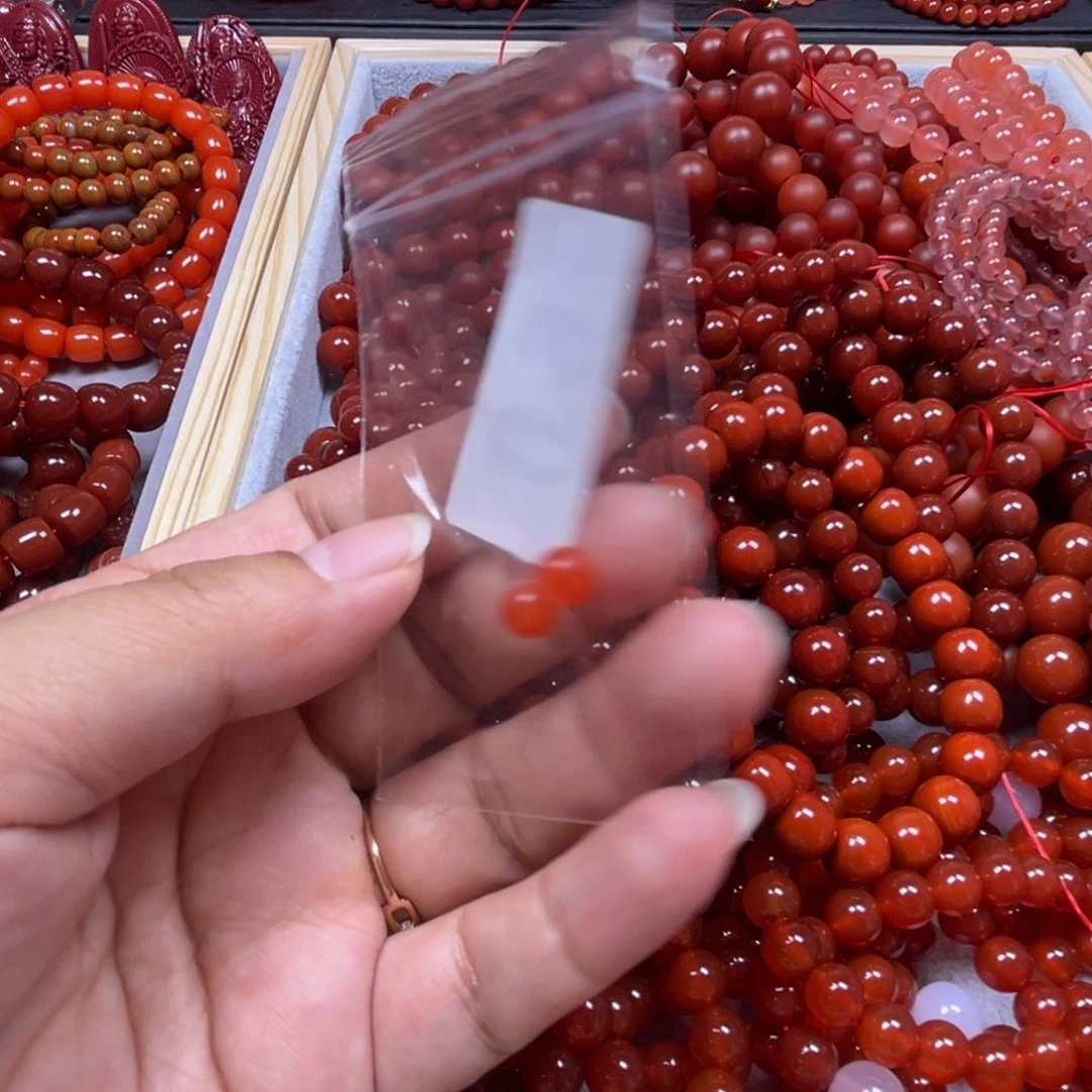 玛瑙/玉髓手链合金一****业