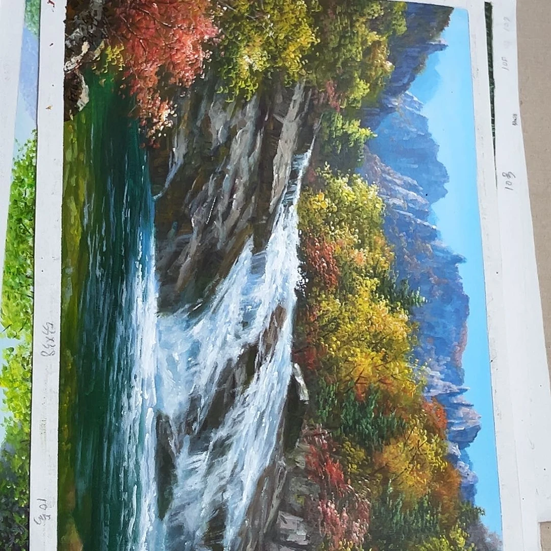 油画朝鲜艺术家一级画家