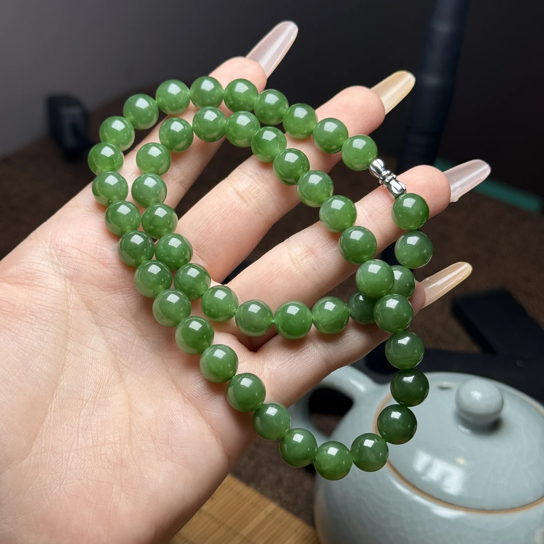 和田玉颈饰未镶嵌卡9＋碧玉门总多样性拍一发一