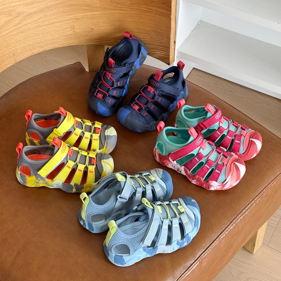 儿童防撞包头溯溪凉鞋2025夏季男童防滑爆款沙滩鞋女童户外涉水鞋