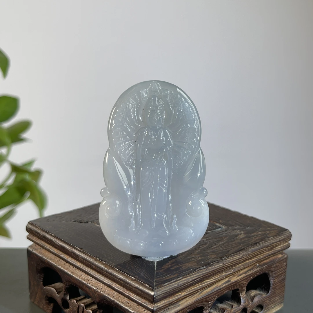 JCB04-98  天然缅甸A货翡翠  千手观音