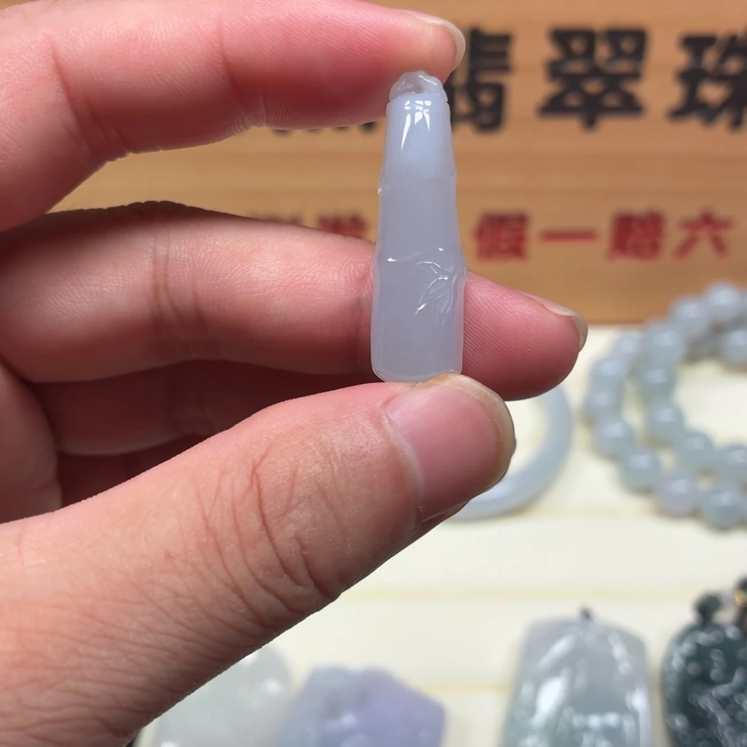颈饰未镶嵌翡翠竹节