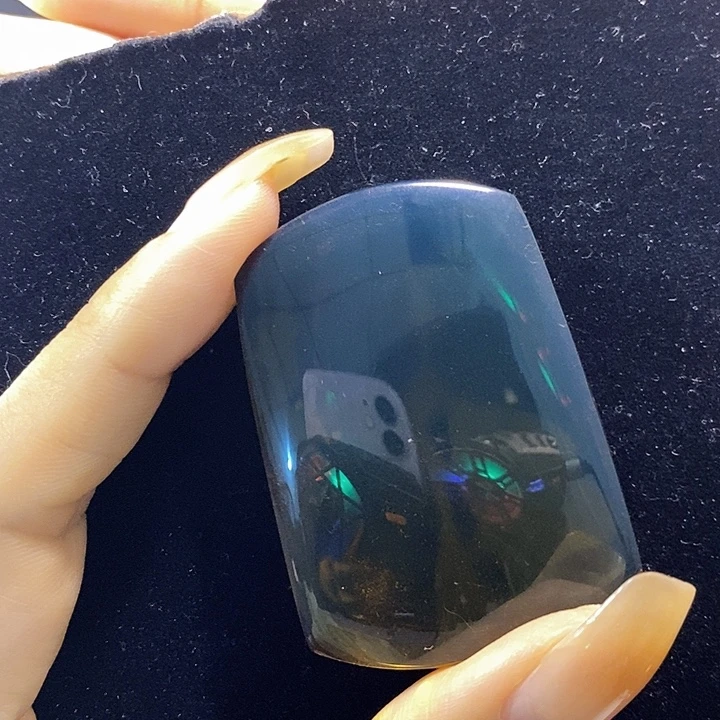 琥珀未镶嵌珠宝奇石墨西哥蓝珀无事牌